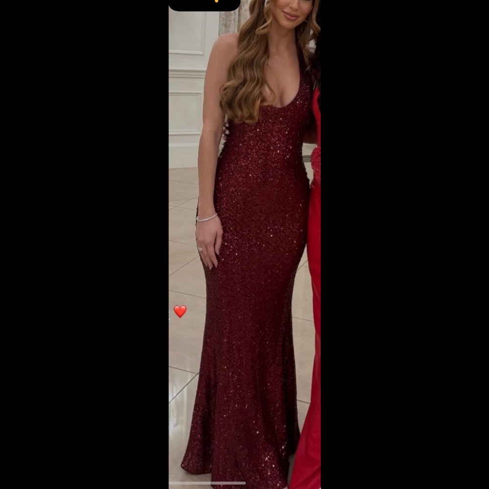 Babyboo ODETTE MAXI DRESS - WINE Sixe XS